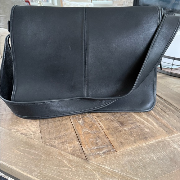 Coach Leather Messenger Bag - Picture 6 of 11